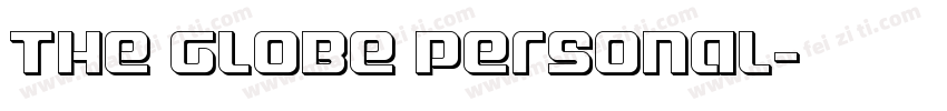 the globe personal字体转换